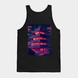 Neon Japanese palace Tank Top